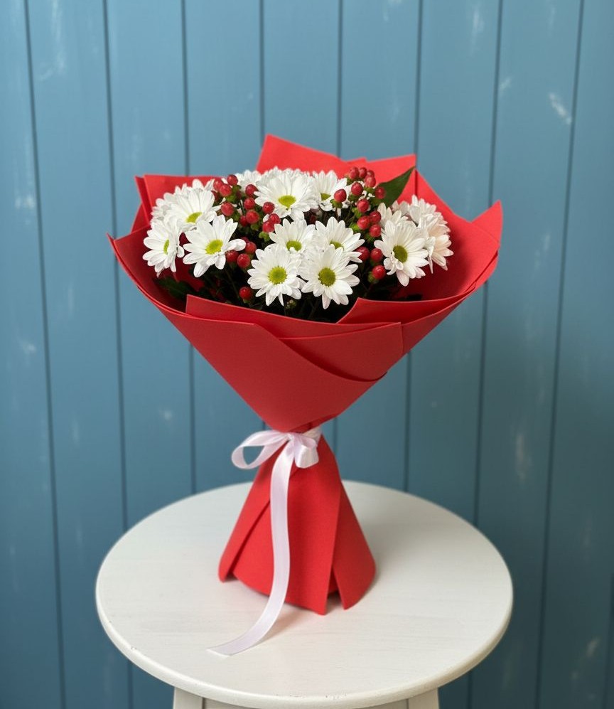 Букет цветов из: Хризантемы в Поселке имени Свердлова