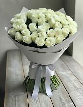 Букет 35 Белых роз в Поселке имени Свердлова