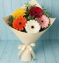 Букет цветов из:  Герберы в Поселке имени Свердлова