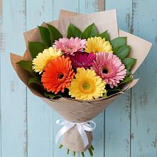 Букет цветов из:  Герберы #REPLACE_PRED# Поселке имени Свердлова