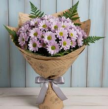 Букет цветов из:  Хризантемы в Поселке имени Свердлова