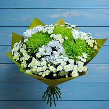 Букет цветов из:  Хризантемы в Поселке имени Свердлова