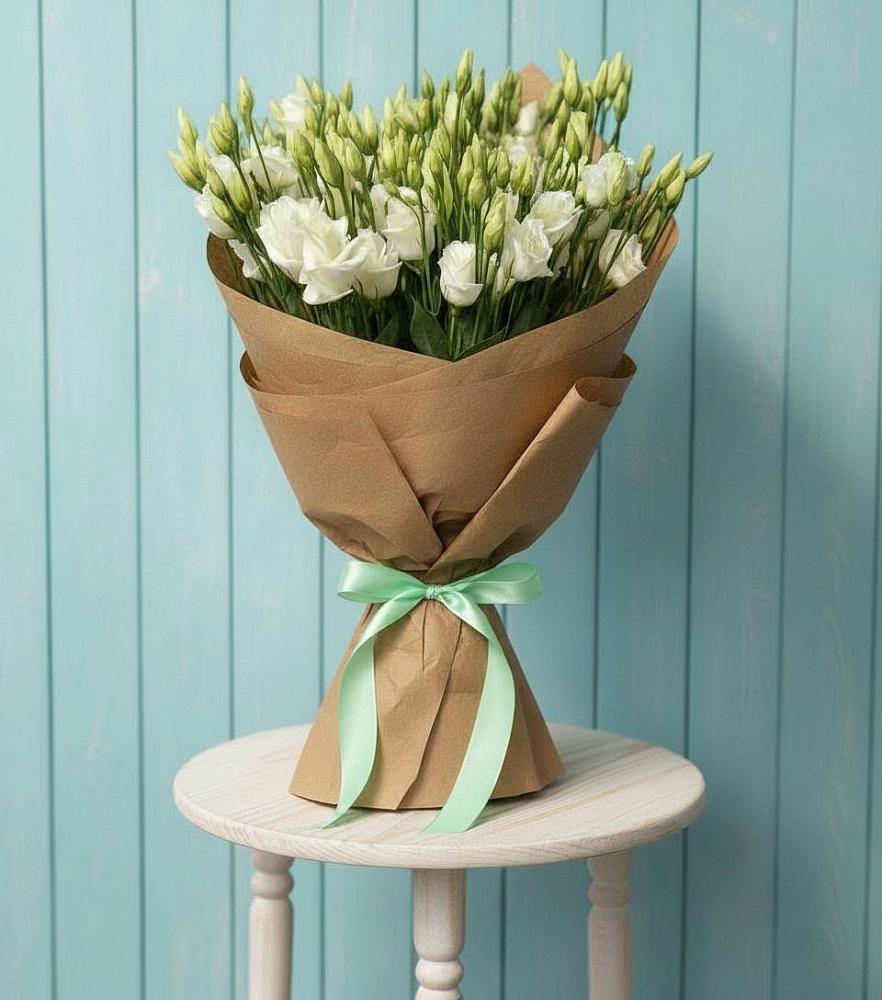 Букет цветов из: Лизиантусы в Поселке имени Свердлова