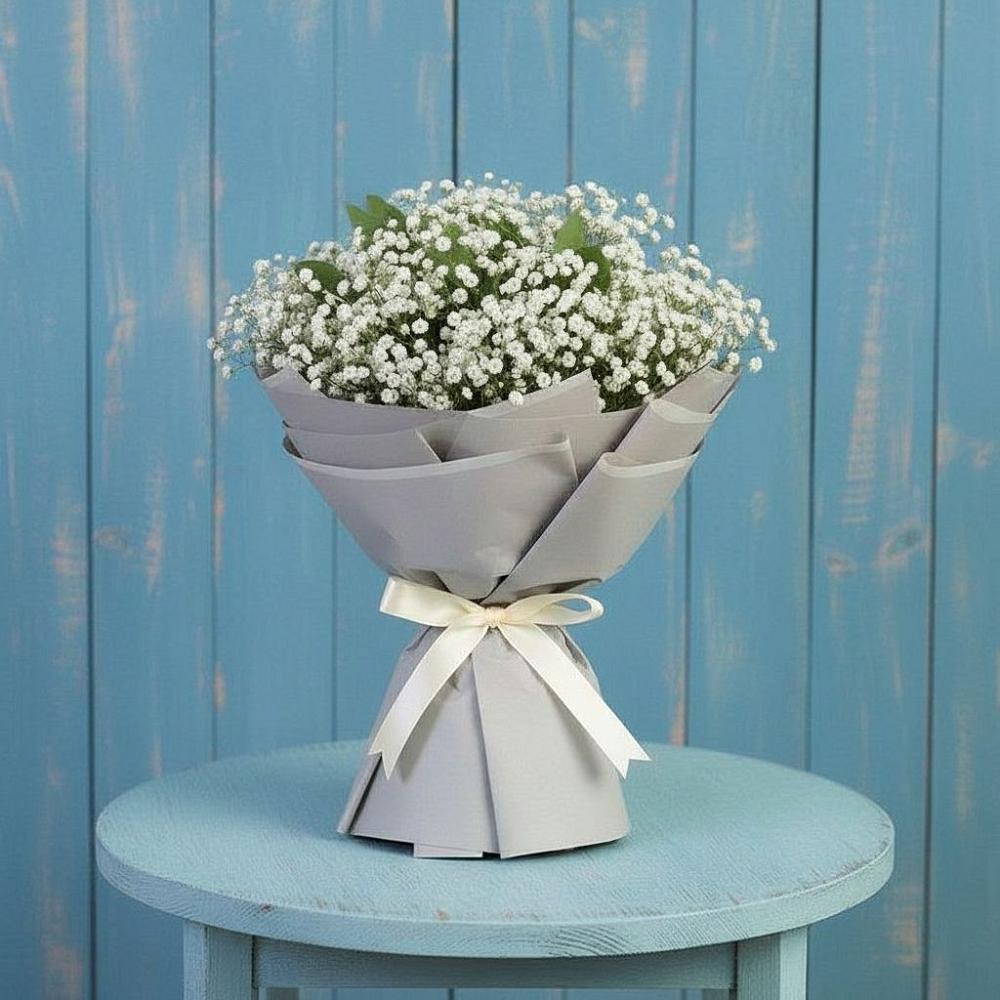 Букет цветов из: Гипсофила в Поселке имени Свердлова