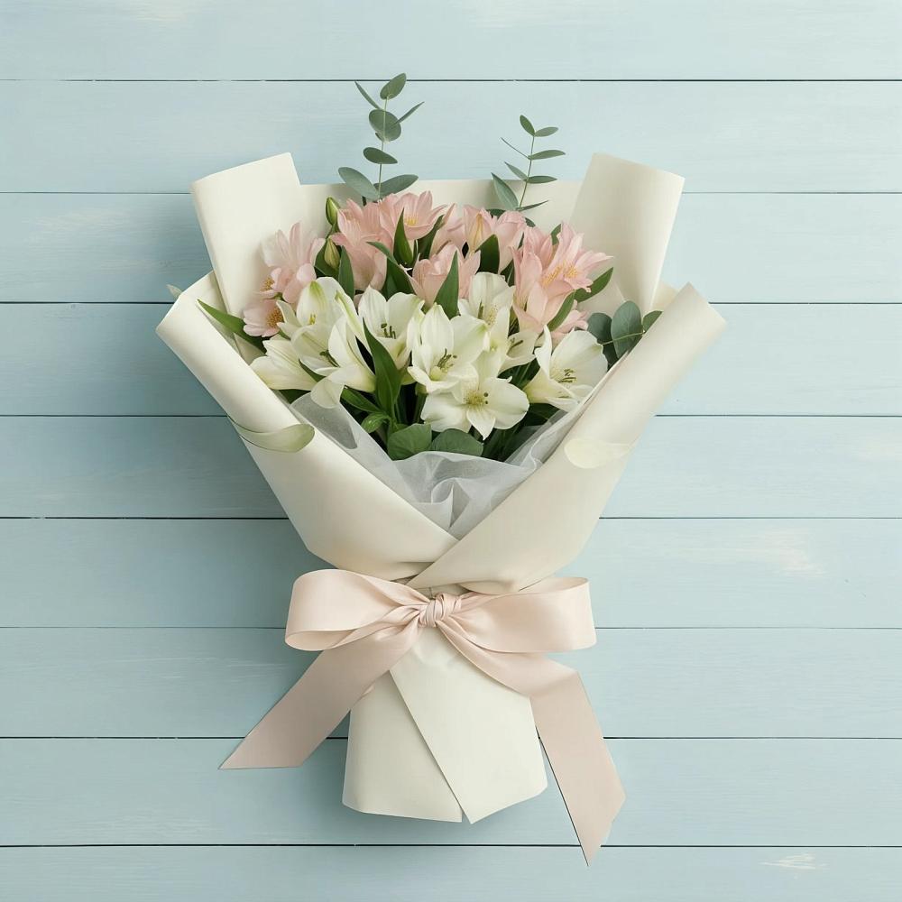 Букет цветов из: Альстромерии в Поселке имени Свердлова