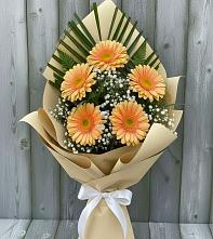 Букет цветов из:  Герберы #REPLACE_PRED# Поселке имени Свердлова