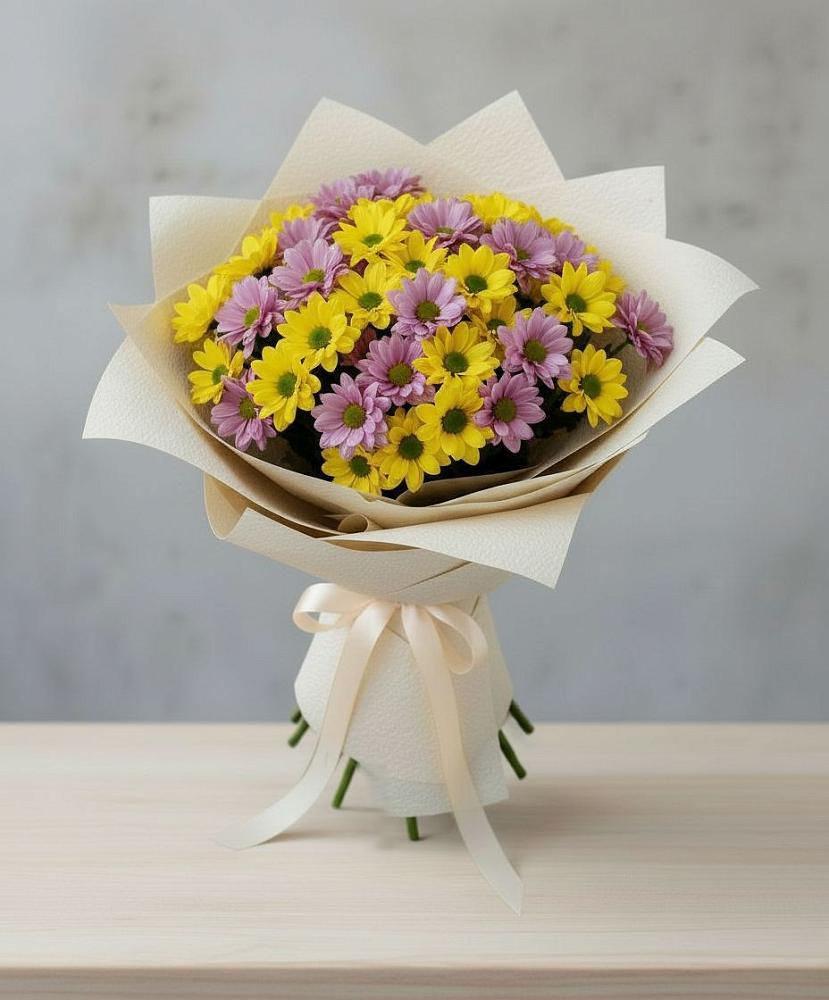 Букет цветов из: Хризантемы в Поселке имени Свердлова